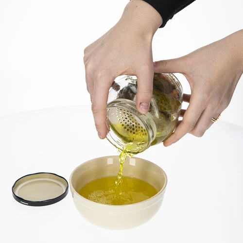 Presă - sită pentru conserve, murături și oțet - pentru borcane fi 82 - 8