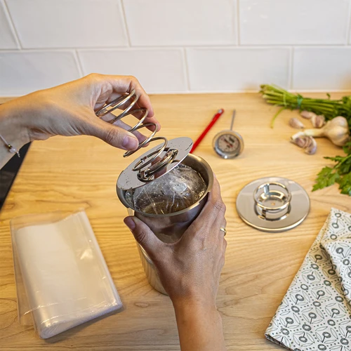 Pungi de plastic pentru șuncar 0,8 kg - 20 buc. - 4