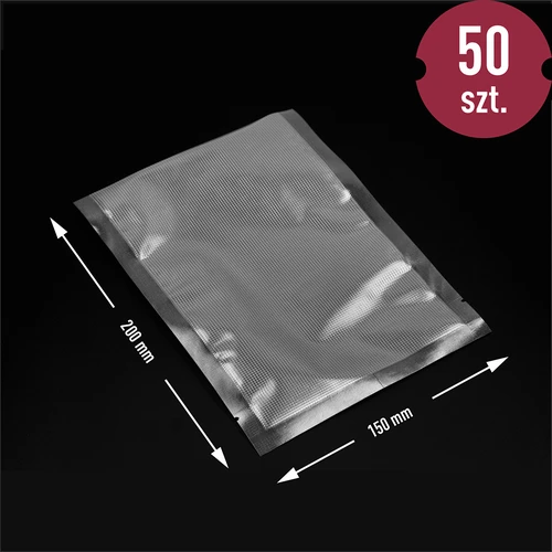 Pungi gofrate pentru aparat de vidat 15x20 cm, 50 buc. - 7