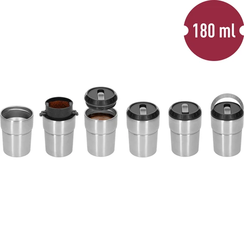 Râșniță de cafea - electrică, cu pietre, cu infuzor și cană - 9