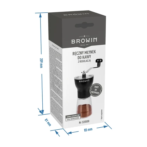 Râșniță manuală de cafea cu reglaj - 8