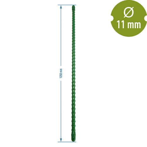 Țăruș din oțel acoperit cu PE 1,25m x 11mm - 2