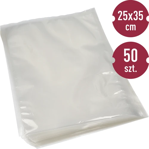 Saci texturați pentru aparatul de vidat 25 x 35 cm, 50 buc.