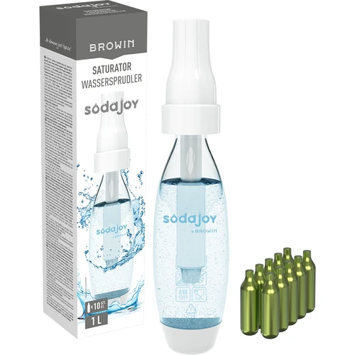 Saturator pentru apă și băuturi + 10 cartușe