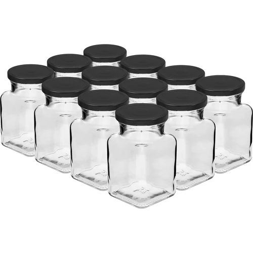 Set 12 x borcan 150ml + 30 etichete pentru marcarea condimentelor - 2