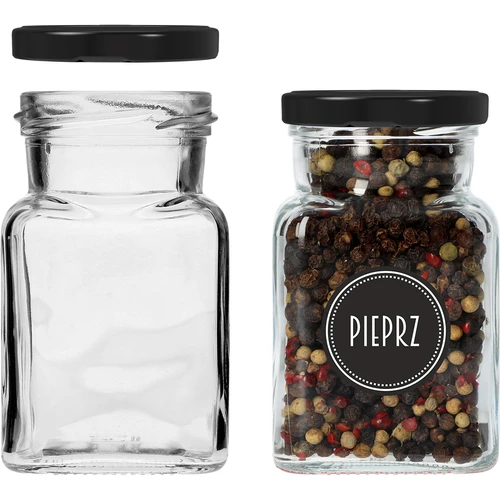 Set 12 x borcan 150ml + 30 etichete pentru marcarea condimentelor - 7