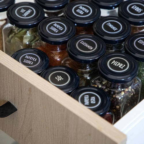 Set 12 x borcan 150ml + 30 etichete pentru marcarea condimentelor - 14