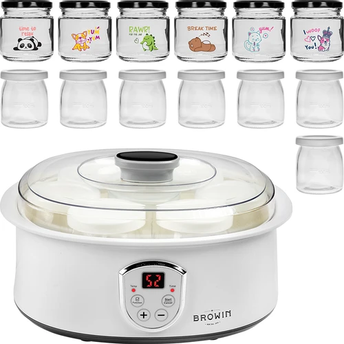 Set aparat de făcut iaurt și borcane pentru copii - 2