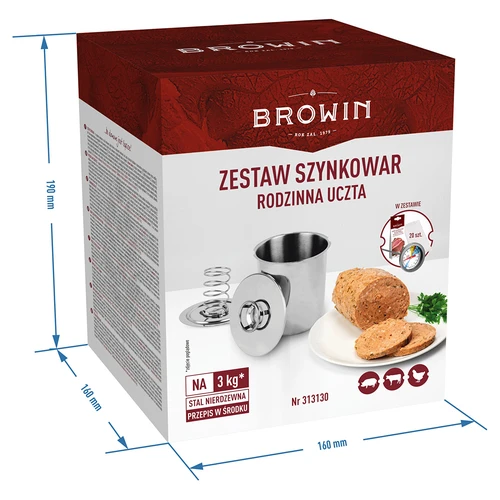 Set aparat pentru șuncă – Ospăț în familie, 3 kg - 10