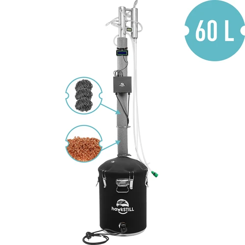 Set de distilare hawkSTILL „Degete reci” 60 L + Sistem Wi-Fi IQ cu afișaj LCD - 2