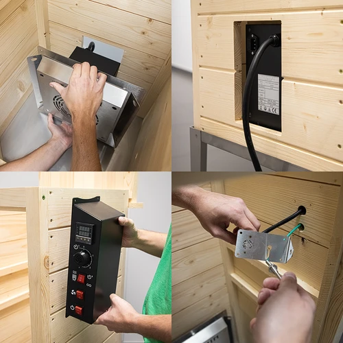 Set de module cu termostat digital - dragON 2,7 kW, pentru afumătoare de grădină - 5