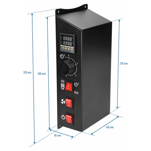 Set de module cu termostat digital - dragON 2,7 kW, pentru afumătoare de grădină - 10