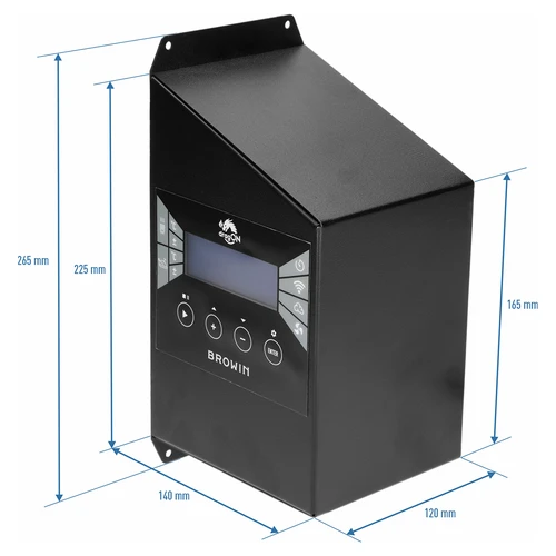 Set de module electrice cu controler Wi‑Fi – dragON IQ 1,5 kW, pentru afumătoare de grădină - 4