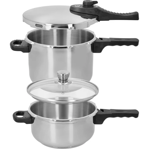 Set de oale sub presiune din oțel inoxidabil, 4 și 6 L - 2