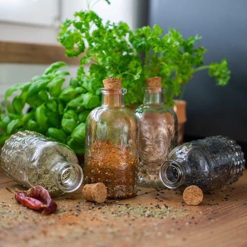 Set de sticluțe cu dopuri, 240 ml - 4 buc. - 6