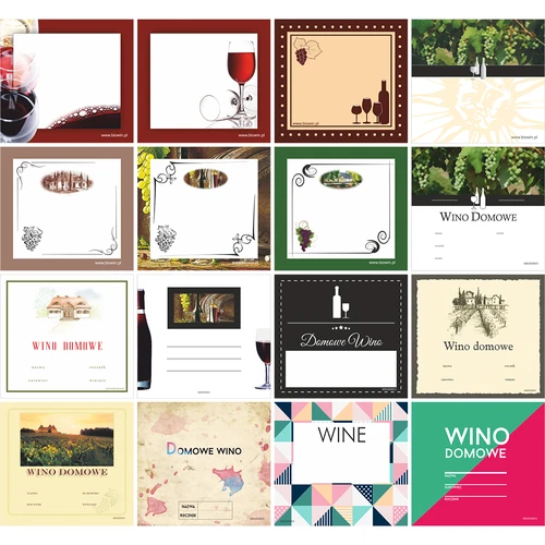 Set: dopuri + etichete + capișoane - 8 buc - 2