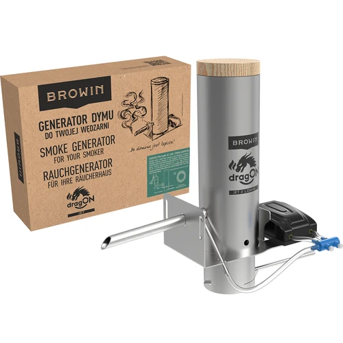 Set dragON pentru afumătoare - module IQ cu Wi‑Fi și generator de fum JET 2 LONG cu cenușar - 23