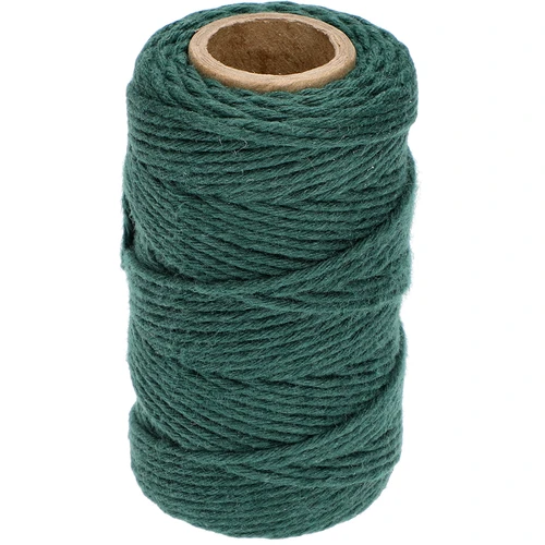 Sfoară de bumbac verde 2 mm/55 m/100 g