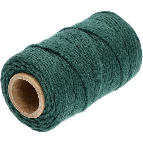 Sfoară de bumbac verde 2 mm/55 m/100 g - 2