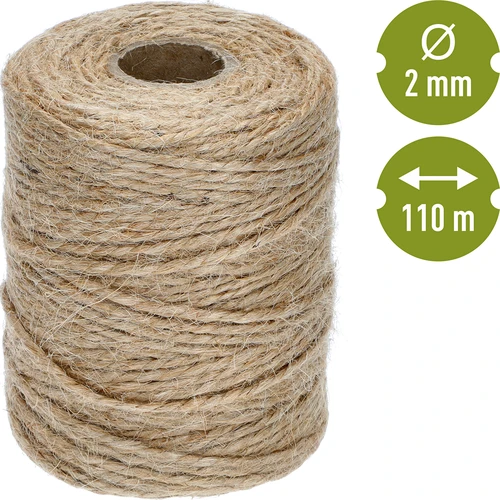 Sfoară de iută 2 mm/110 m/250 g - 4