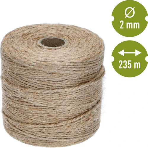 Sfoară de iută 2 mm/235 m/500 g - 4