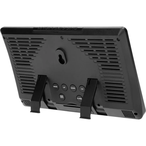 Stație meteo electronică – fără fir, cu senzor, neagră - 5