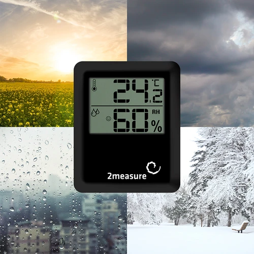 Stație meteo – electronică, fără fir, neagră - 10