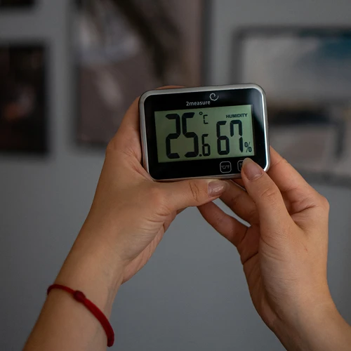 Stație meteo – electronică, fără fir, neagră - 9