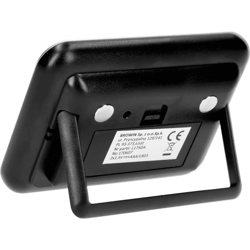 Stație meteo – electronică, fără fir, neagră - 3