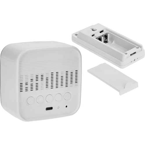 Stație meteo electronică Soens - cu senzor fără fir, ceas cu alarmă și lampă - 3