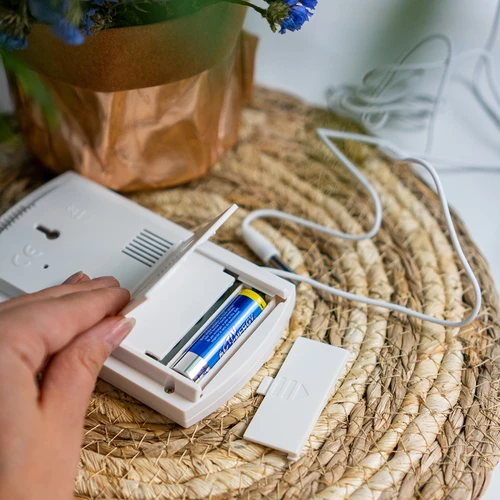 Stație meteo – electronică, sondă, albă - 12