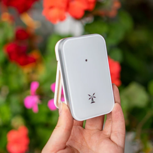 Stație meteo RCC, DCF – electronică, fără fir, cu senzor iluminat, albă - 14