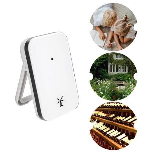 Stație meteo RCC, DCF – electronică, fără fir, cu senzor iluminat, albă - 18