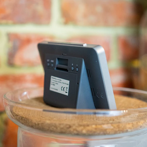 Stație meteo RCC – electronică, fără fir, cu senzor iluminat, neagră - 16