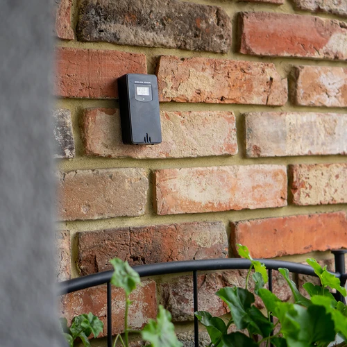 Stație meteo RCC – electronică, iluminată, fără fir, senzor, neagră - 17