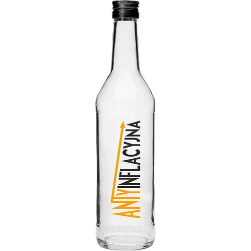 Sticlă 0,5 L cu capac și imprimeu Antiinflaționar - 4 buc. - 5