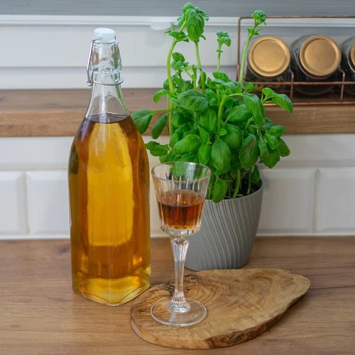 Sticlă 1 L cu închidere ermetică - pătrată - 3