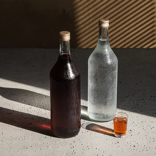 Sticlă 1 L de Masă cu capac fi28 - 4 buc. - 7