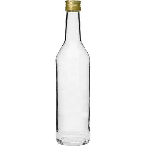 Sticlă 500 ml pentru vodcă simplă cu capace - 8 buc. - 4
