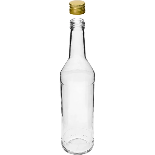 Sticlă 500 ml pentru vodcă simplă cu capace - 8 buc. - 5