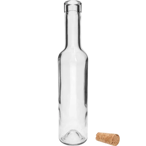 Sticlă BELISSIMO 250 ml, cu dop din plută naturală, 1 buc. - 3