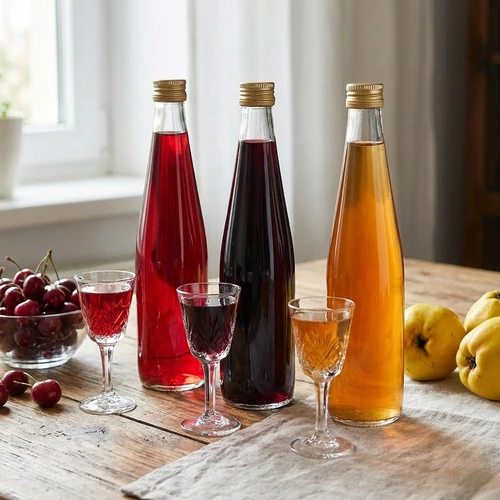 Sticlă Club 500 ml cu capac filetat auriu, set de 6 buc. - 8