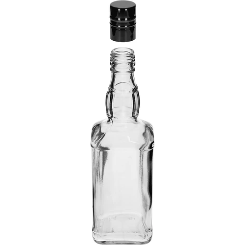 Sticlă Daniels 500 ml cu capac cu filet, 1 buc. - 2