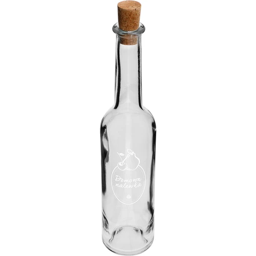 Sticlă de 350 ml cu dop, imprimare Lichior de casă - 2