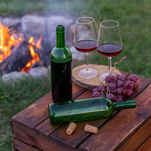 Sticlă de vin verde măsliniu 0,75 L - pachet de 8 buc. - 7