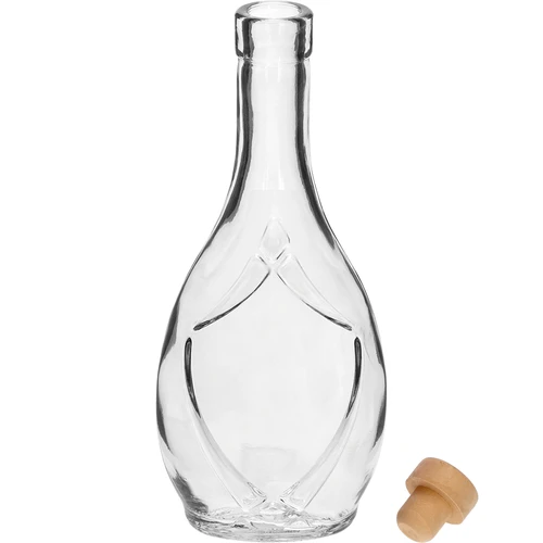Sticlă decorativă ICONA 250 ml, cu dop tip ciupercă, 1 bucată - 2