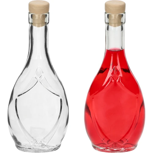 Sticlă decorativă ICONA 250 ml, cu dop tip ciupercă, 1 bucată - 3