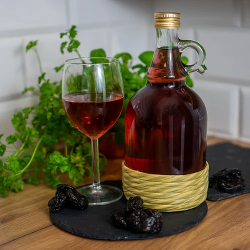 Sticlă Gallone 1L cu împletitură, cu capac - 4