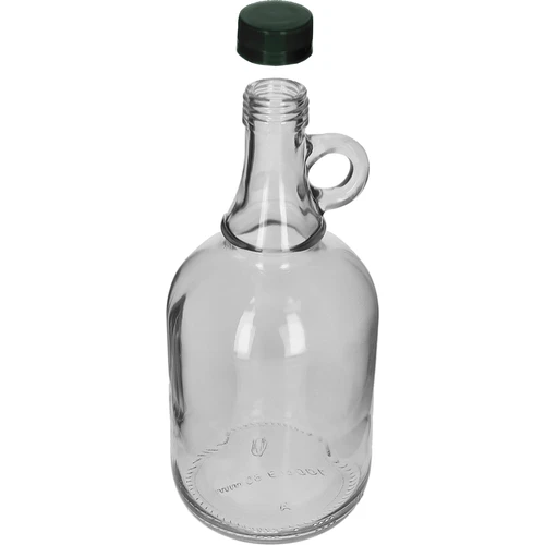 Sticlă Gallone 1L fără împletitură, cu capac - 2