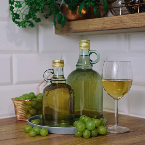 Sticlă Gallone fără împletitură, cu capac 0,5 L - 4